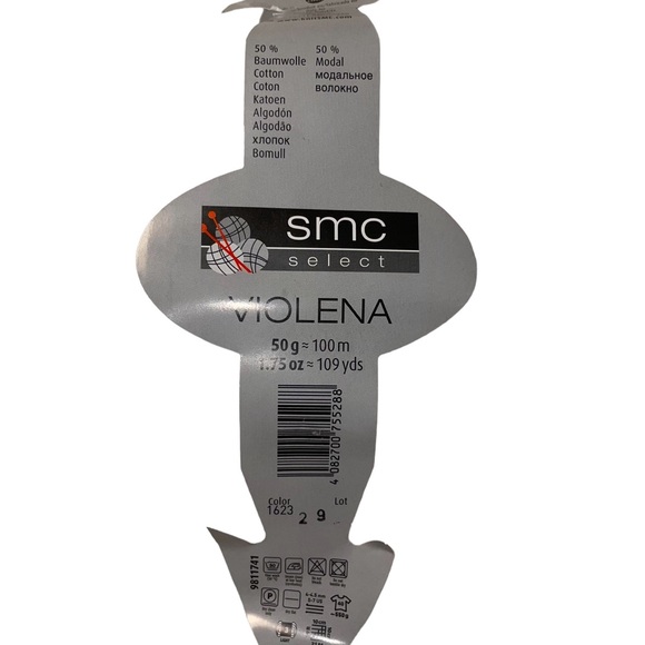 Schachenmayr SMC Select DK Cotton Modal Violena Yarn 1623 Orange Cable Knit - Picture 6 of 9